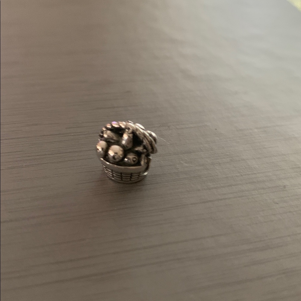 Halia Silver Harvest Basket Pendant